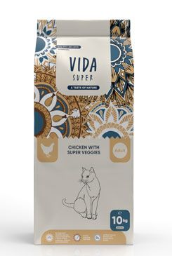 Kraftia - VIDA SUPER CAT Adult Chicken & Veggies - 10 kg