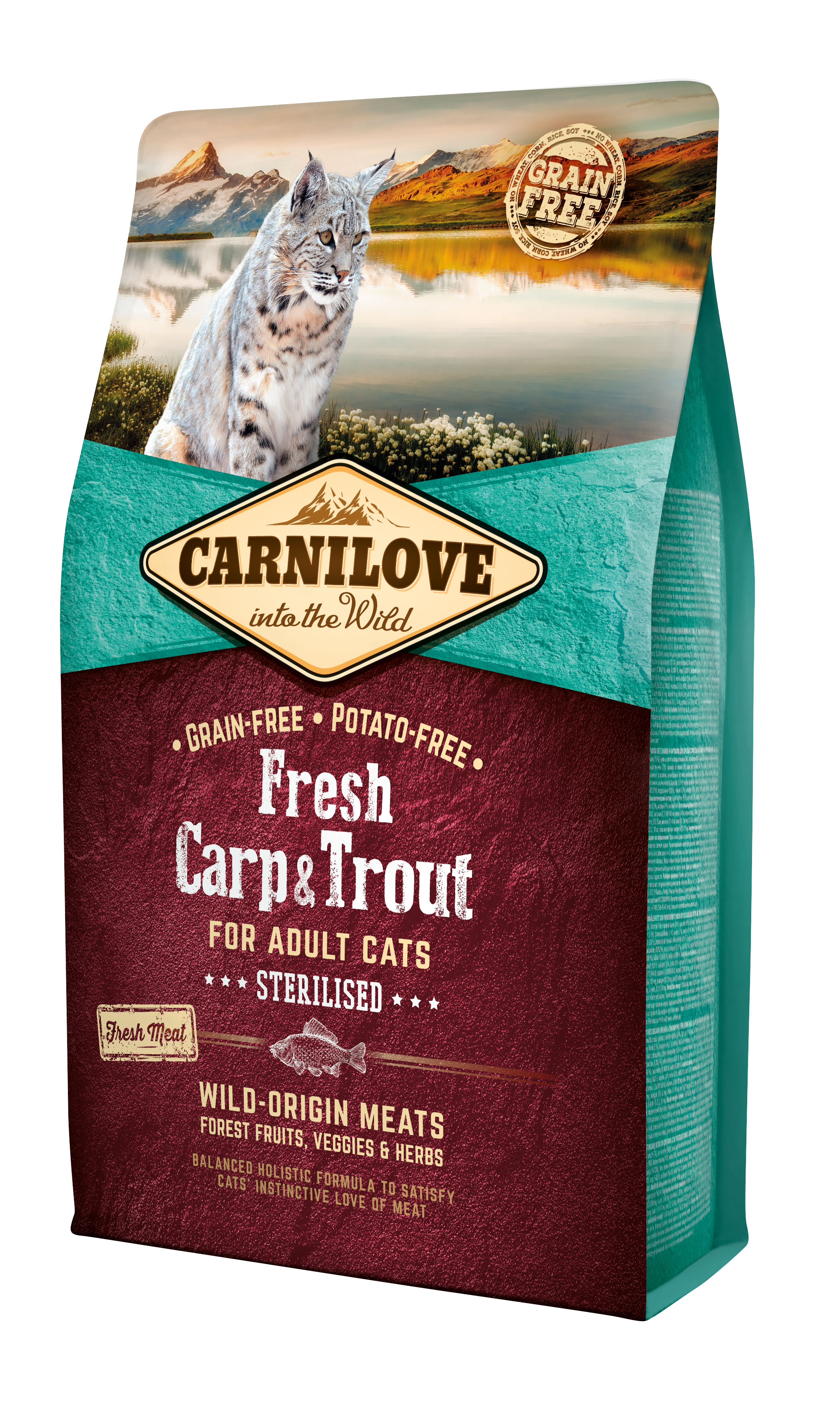 Carnilove Cat - Fresh Carp & Trout Sterilised Adult - 2kg