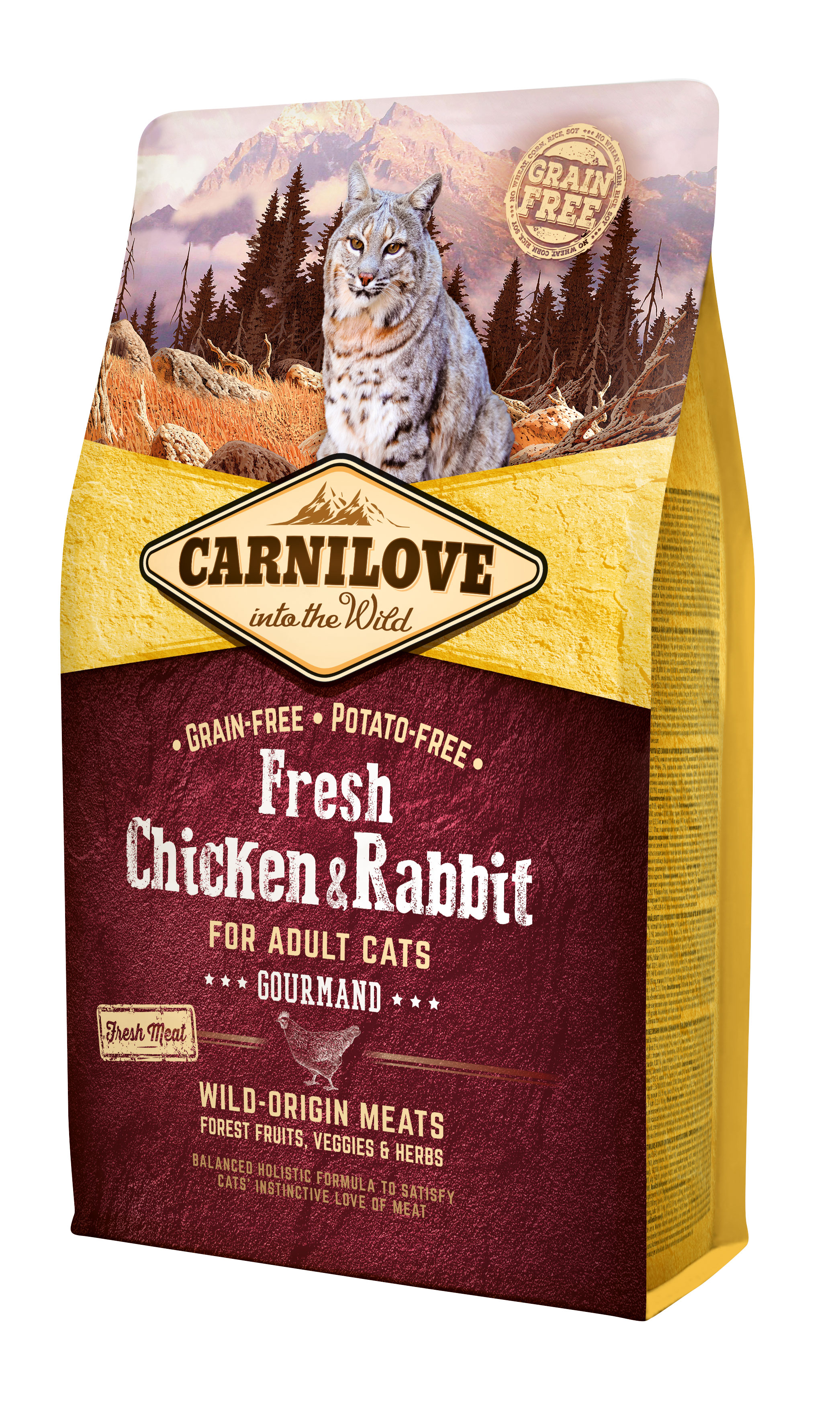 Carnilove Cat - Fresh Chicken & Rabbit for Adult - 2kg