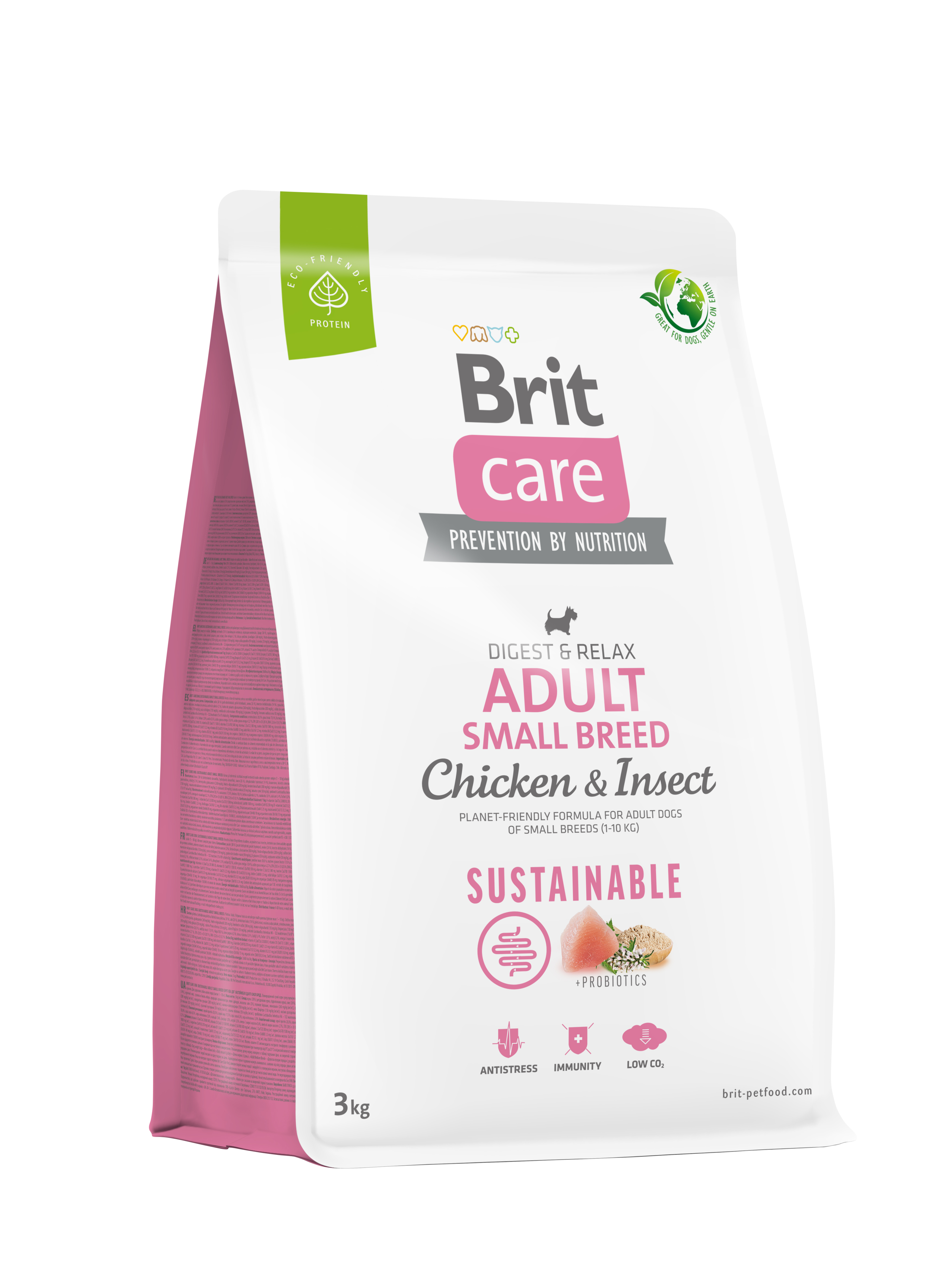 Brit Care Dog - Sustainable Adult Small Breed - 3kg