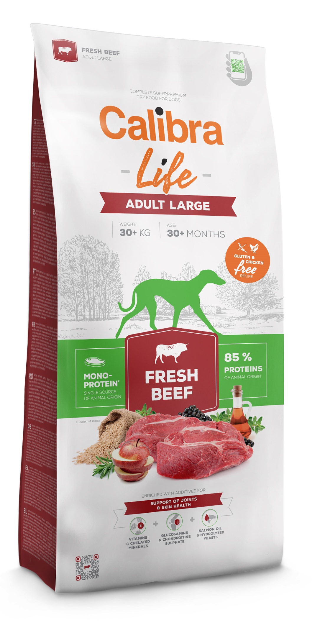 Calibra Dog - Life Adult Large Fresh Beef - 12 kg