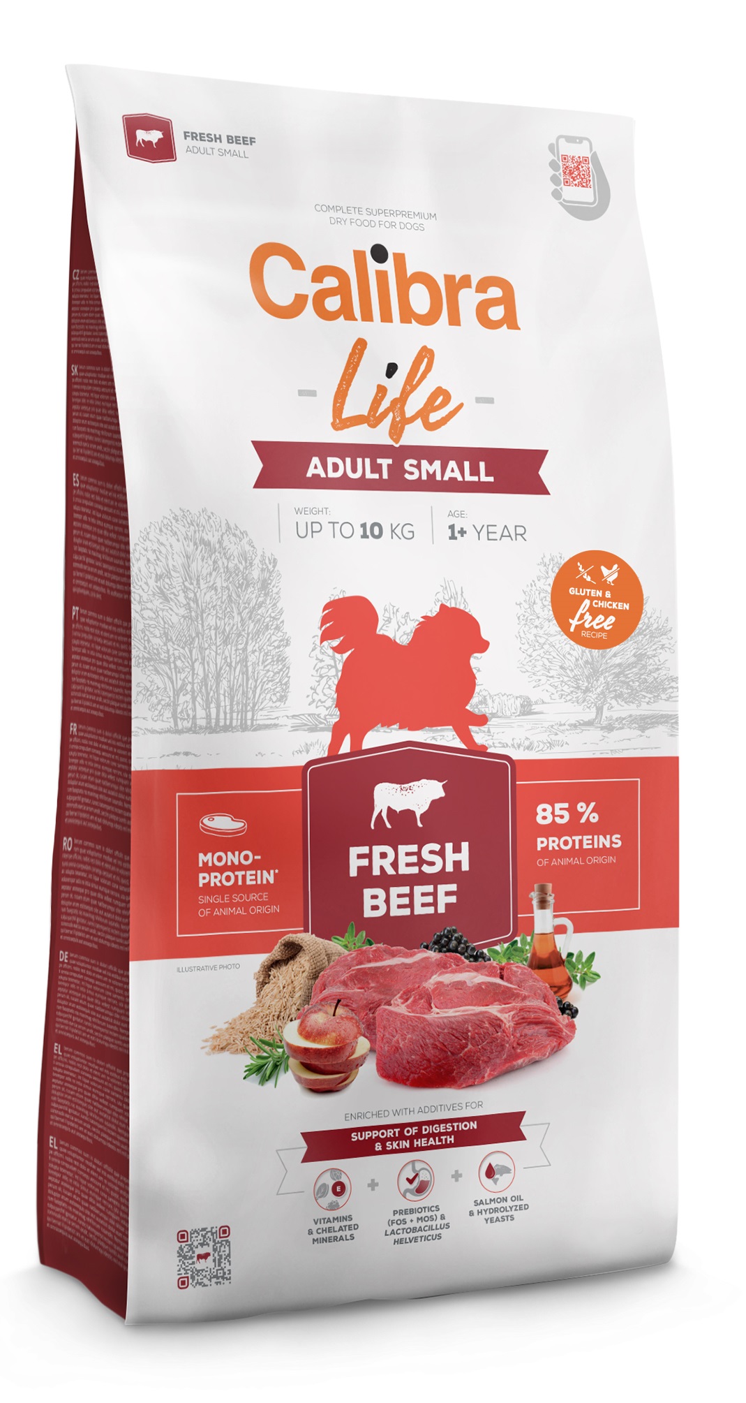 Calibra Dog - Life Adult Small Fresh Beef - 6 kg