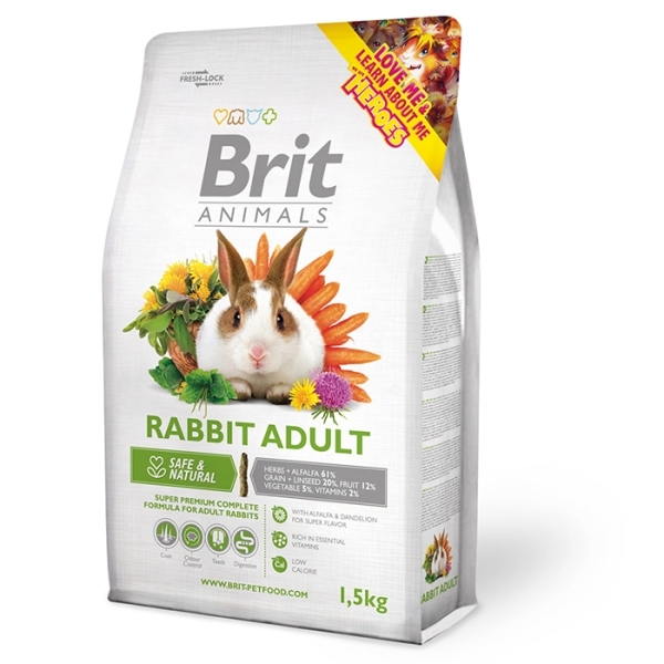 Brit Animals - Králík Adult Complete - 1,5kg