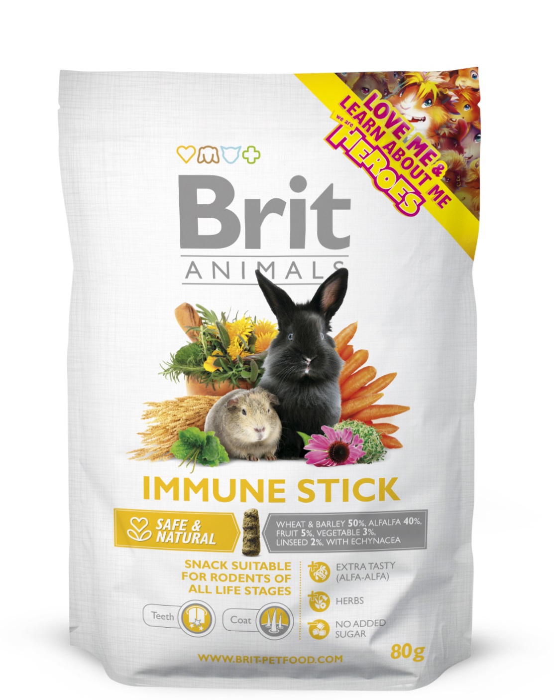 Brit Animals - Immune Stick for Rodents - 80g