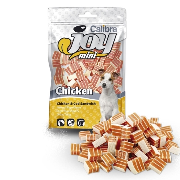 Calibra Joy Dog - Mini Chicken & Cod Sandwich - 70g