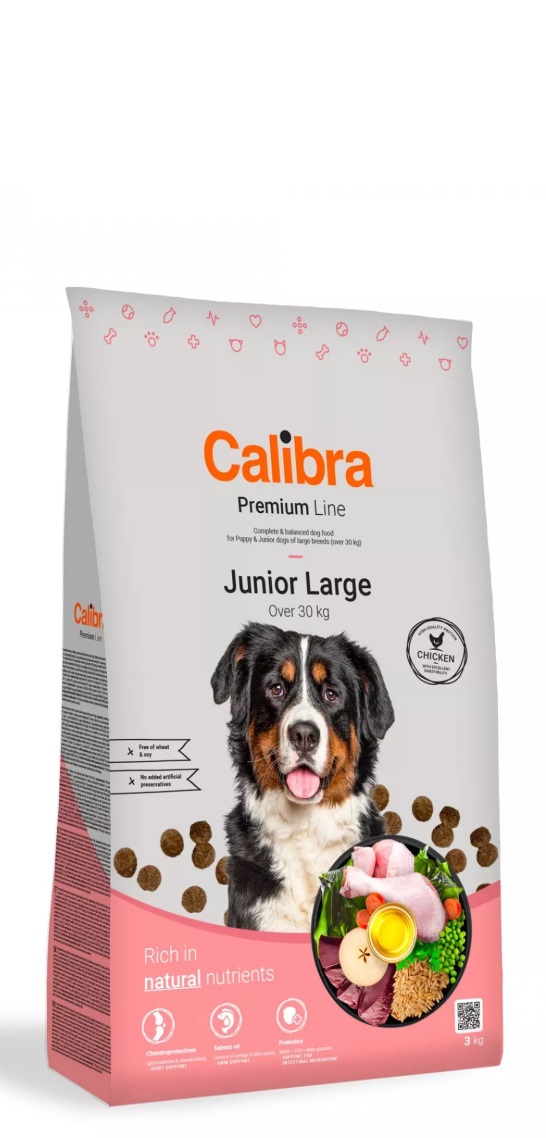 Calibra Dog - Premium Line Junior Large - 3 kg