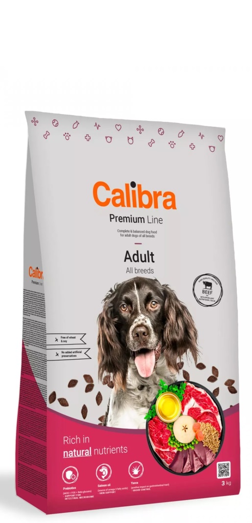 Calibra Dog - Premium Line Adult Beef - 3 kg