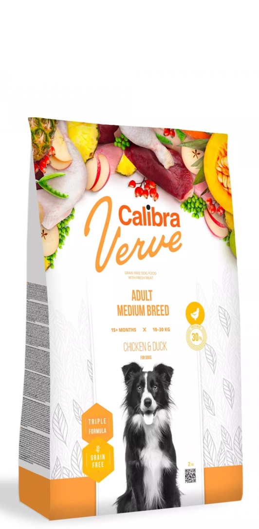 Calibra Dog - Verve GF Adult Medium Chicken&Duck - 2 kg