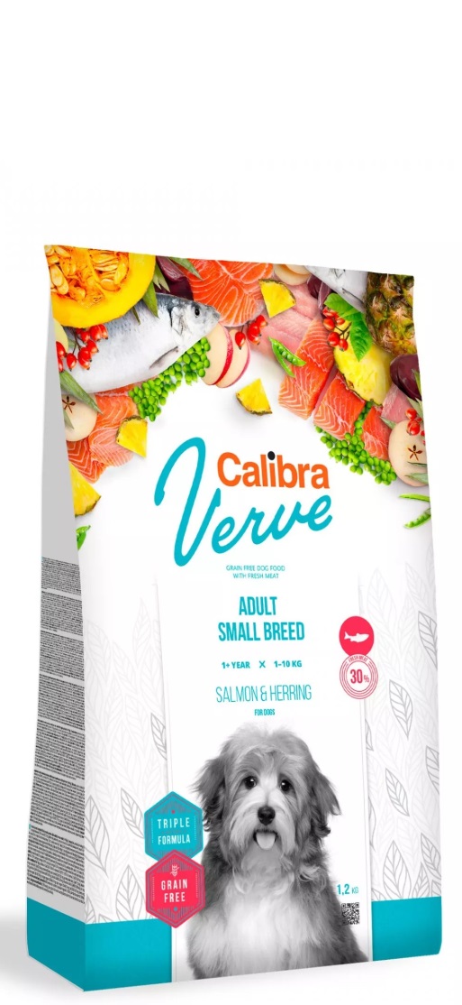 Calibra Dog - Verve GF Adult Small Salmon&Herring - 1,2 kg