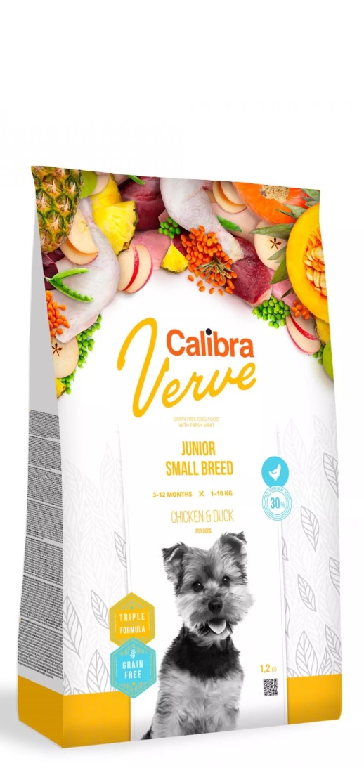 Calibra Dog - Verve GF Junior Small Chicken&Duck - 1,2 kg