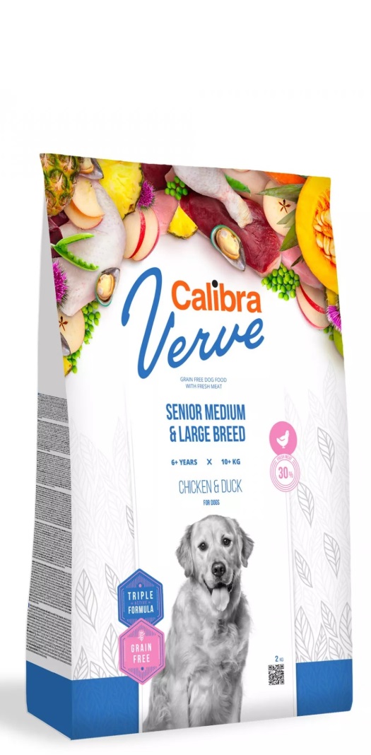 Calibra Dog - Verve GF Senior M&L Chicken&Duck - 2 kg