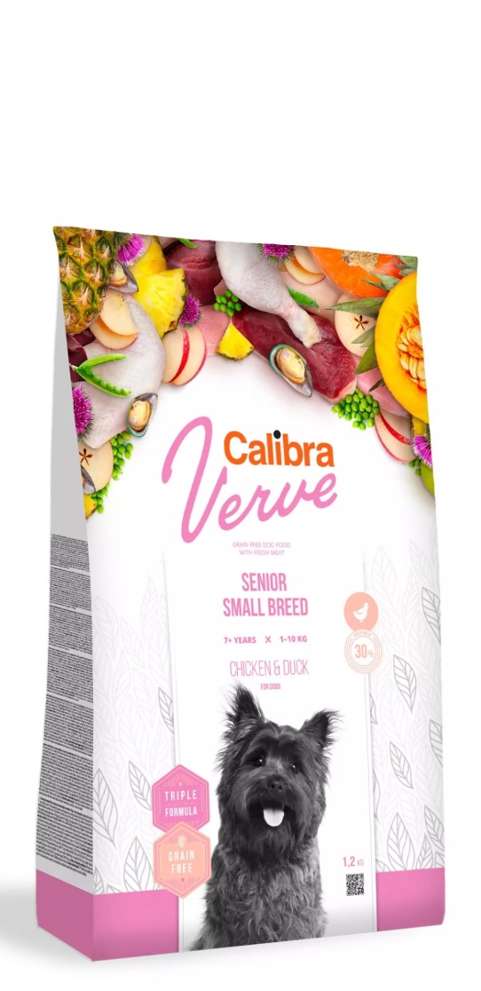 Calibra Dog - Verve GF Senior Small Chicken&Duck- 1,2 kg