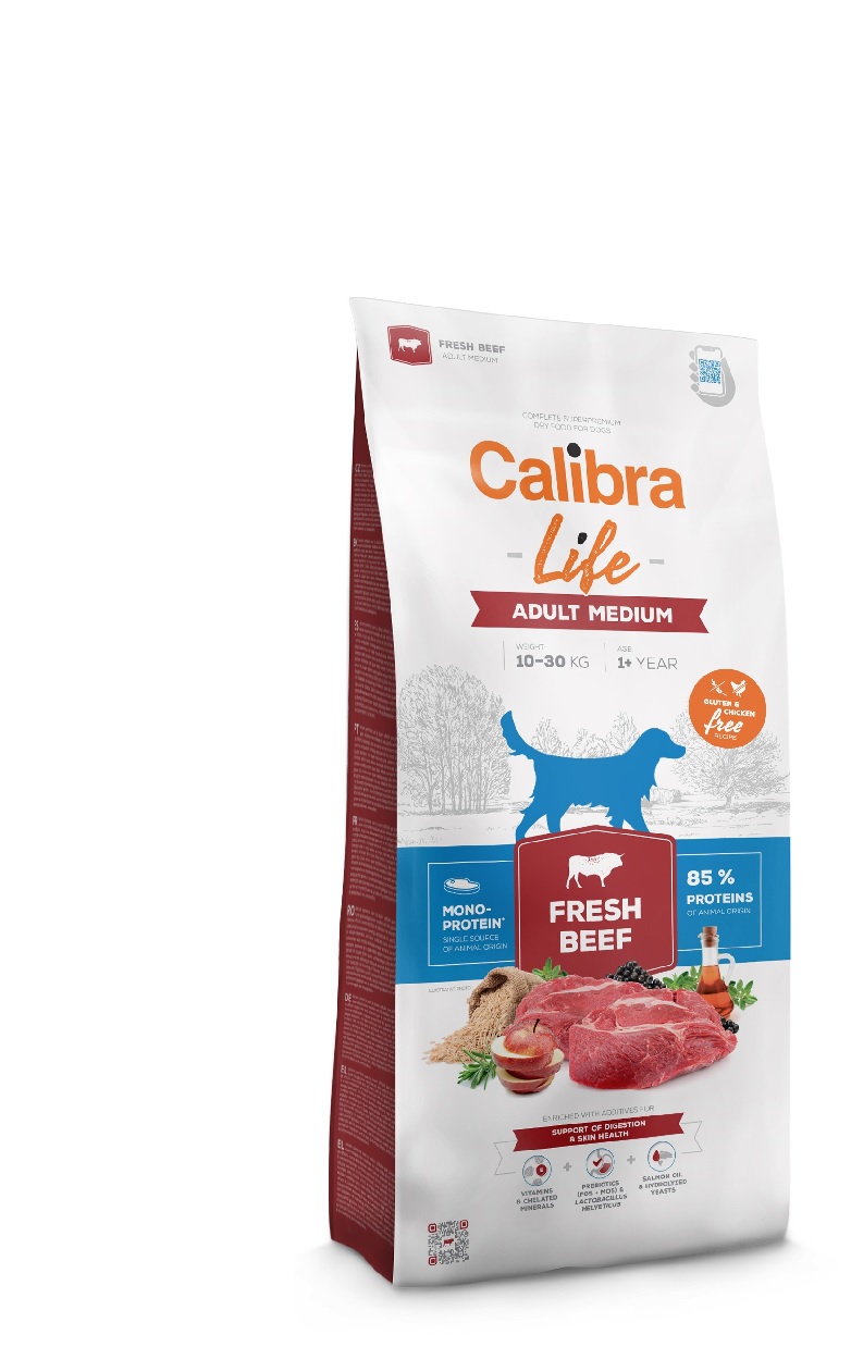 Calibra Dog - Life Adult Medium Fresh Beef - 2,5 kg