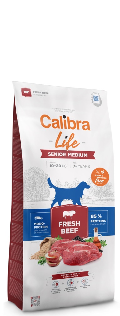 Calibra Dog - Life Senior Medium Fresh Beef - 2,5 kg