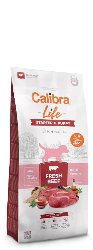 Calibra Dog - Life Starter&Puppy Fresh Beef - 2,5 kg