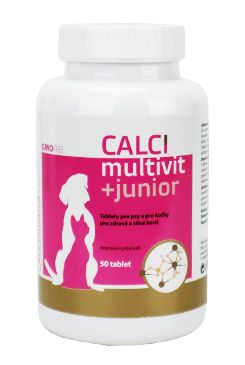 CALCImultivit+junior tablety pro psy a kočky 50tbl