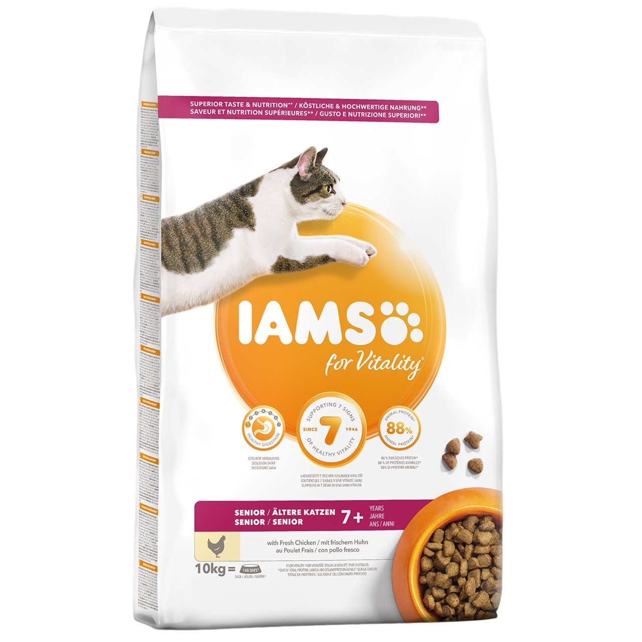 Eukanuba - Iams Cat - Senior Chicken - 10kg