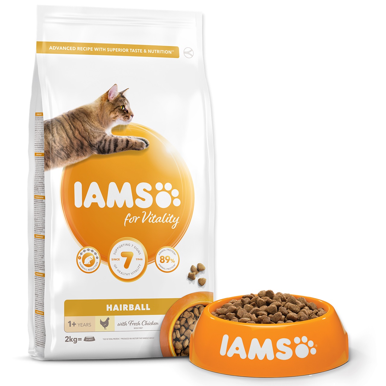 Eukanuba - Iams Cat - Adult Hairball Chicken - 2kg