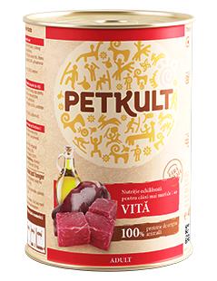 Petkult dog - konzerva ADULT - hovězí - 800g