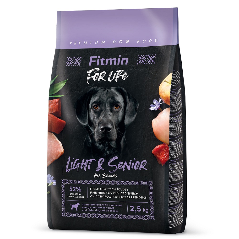 Fitmin dog For Life - Light & Senior - 2,5 kg