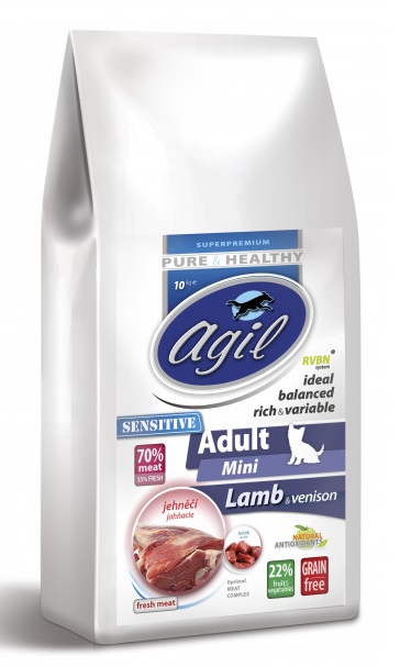 Agil - Adult MINI Sensitive Grain Free Lamb,Venison - 10kg