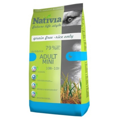 Nativia Adult - mini - Duck&Rice - 3 kg