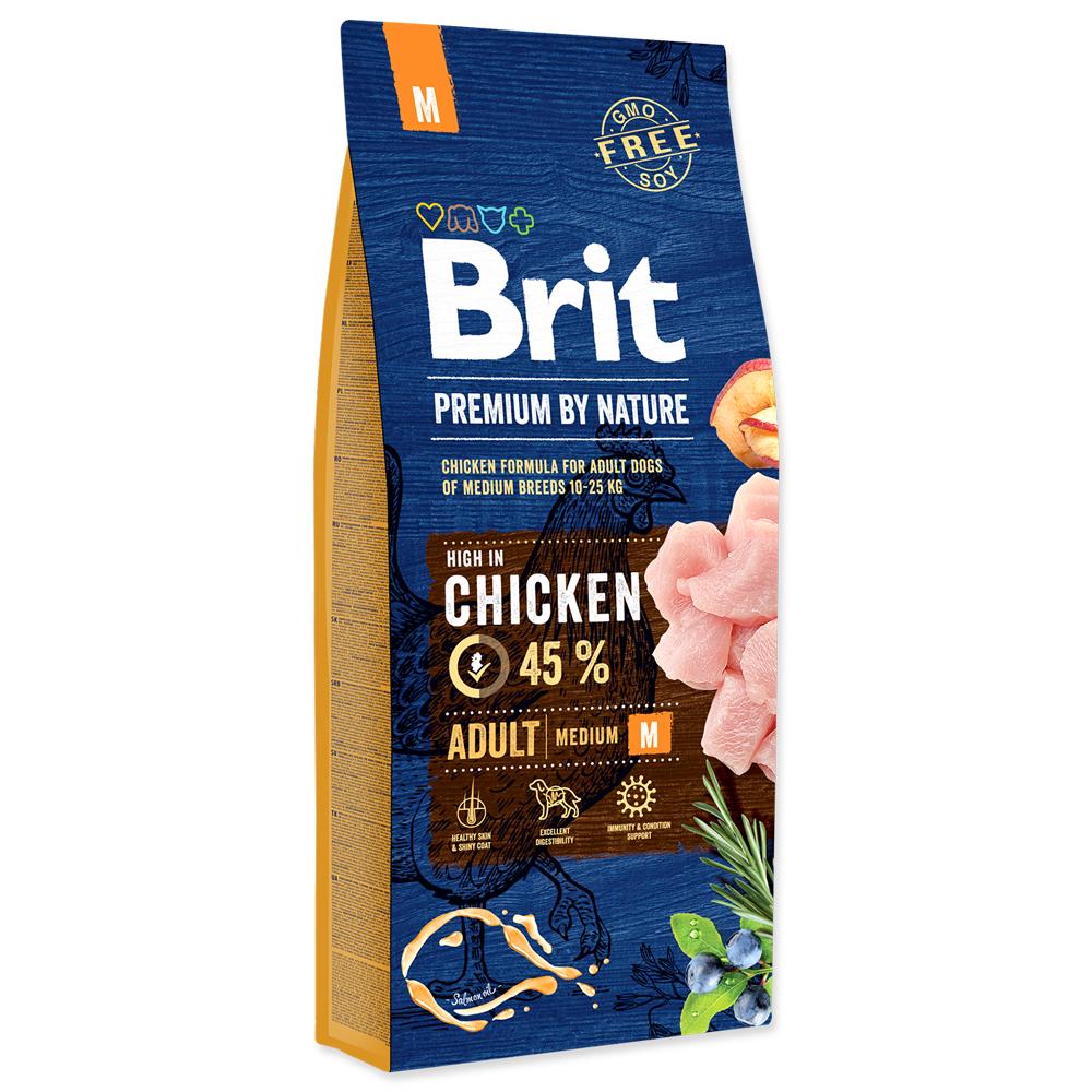 Brit Premium Dog - by Nature Adult M - 15kg