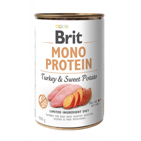 Brit Dog - Mono Protein Turkey & Sweet Potato - 400g