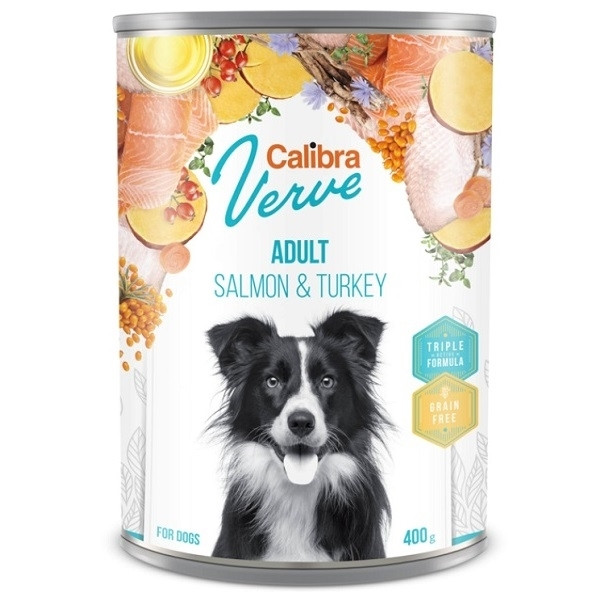 Calibra Dog - Verve konzv. GF Adult Salmon&Turkey - 400g