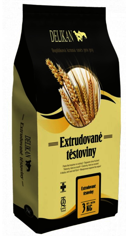 Těstoviny Delikan - instantní pro psy - 3kg