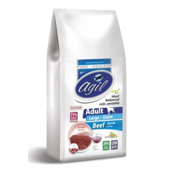 Agil - Adult Large&Giant Low Grain - Beef, Lamb - 10kg