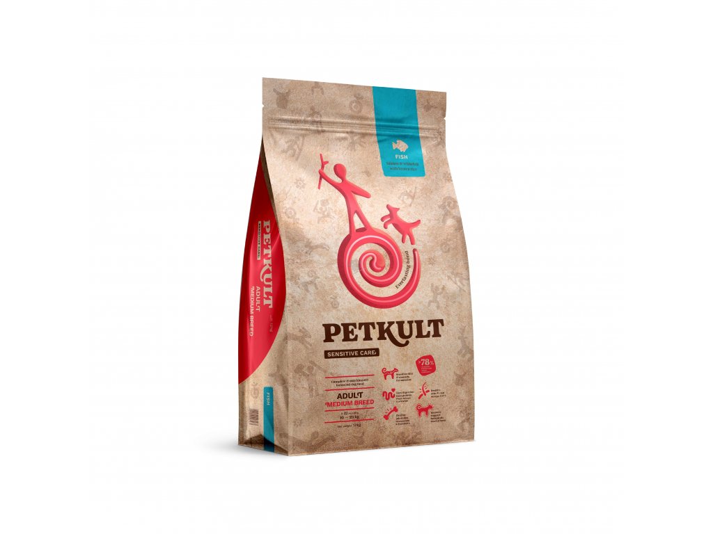 PETKULT dog - SENSITIVE FISH adult MEDIUM - 12 kg