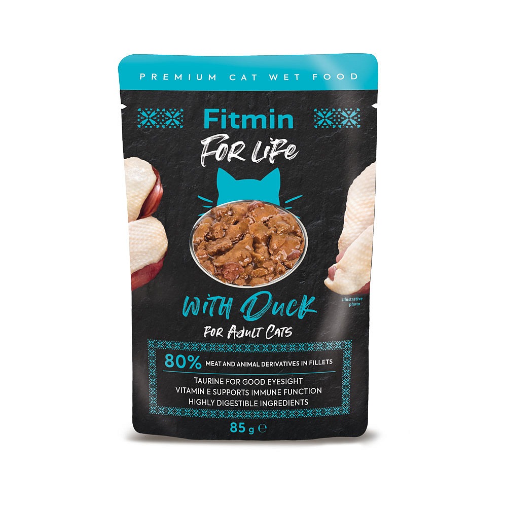 Fitmin - kachní kapsička pro kočky - 85 g