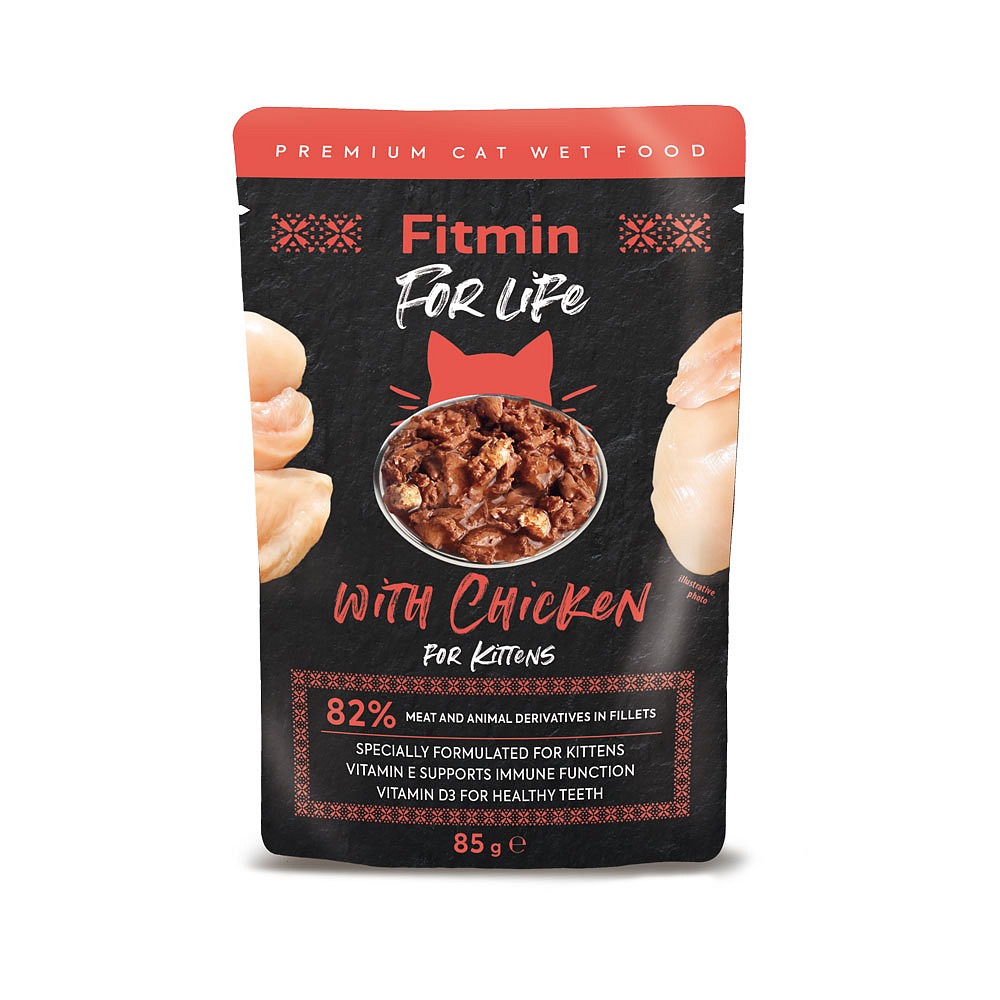Fitmin - Kuřecí kapsička pro koťata - 85 g