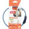Obojek LED malý BIVOUAK 20-40cm USB modrá Zolux