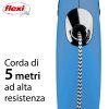 Vodítko FLEXI Classic New S lanko 5m/12kg modrá