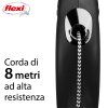 Vodítko FLEXI Classic New S lanko 8m/12kg černá