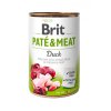 brit dog konz pate meat duck 400g