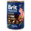 brit premium by nature pork with trachea 400g