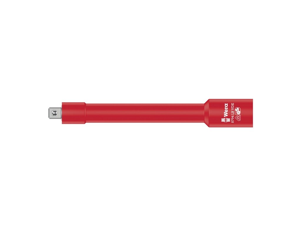 predĺženie 8794 LB VDE 3/8 ″ Dĺžka 166 mm Vonkajší štvorhran / vnútorný štvorhran (Farba 3/8 ″ Dĺžka 166 mm, Veľkosť Vonkajší štvorhran / vnútorný štvorhran)