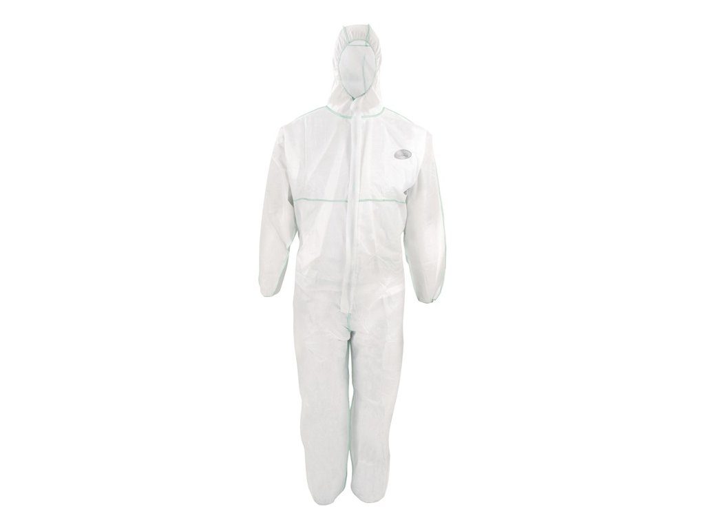 Ochranný overal CoverTex® PPE kategórie III TECWERK (Farba Veľkosť XXXL, Veľkosť biela Kategória OOP III)