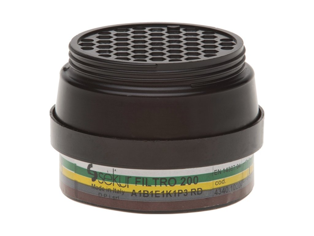 Viacrozsahový kombinovaný filter 200 A1B1E1K1-P3 f. EKASTU (Farba A1B1E1K1-P3, Veľkosť f.)