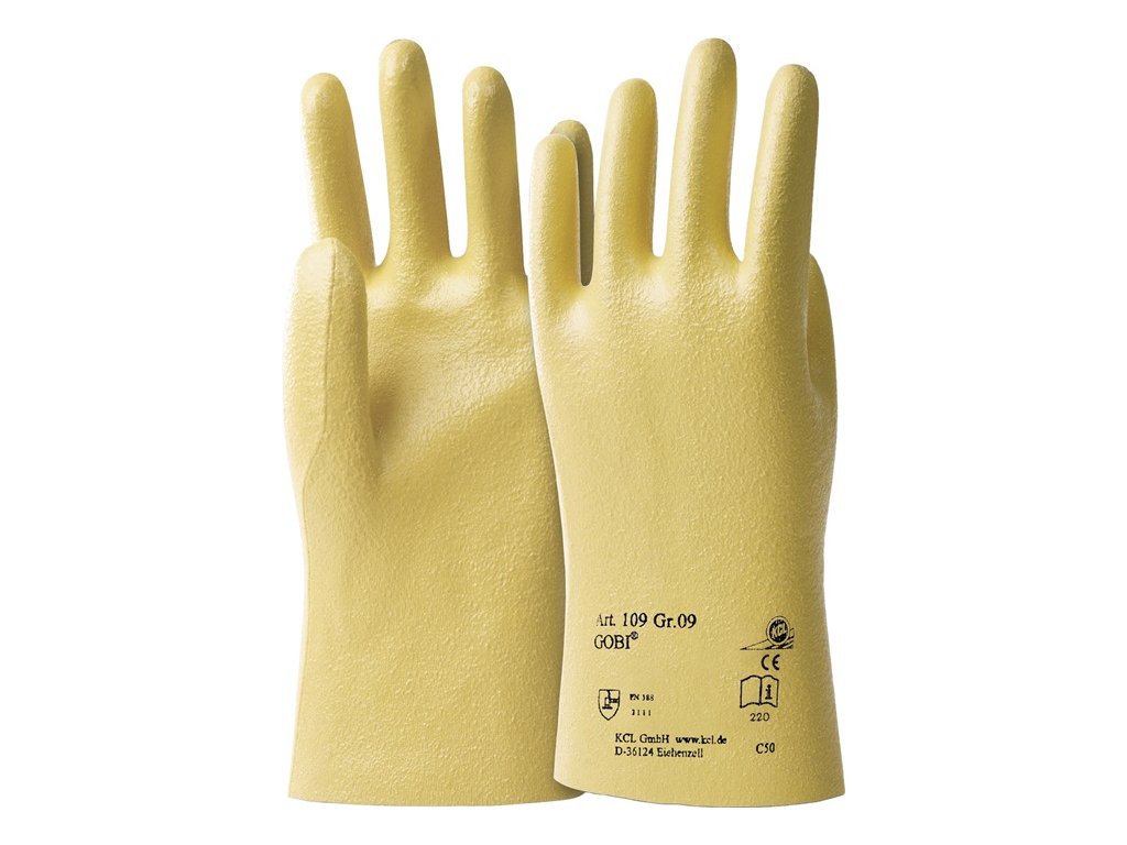 Rukavice Gobi 109 BW jersey s nitrilom EN 388 kategória PPE II HONEYWELL (Farba Veľkosť 10 žltá, Veľkosť BW dres s nitrilom EN 388 kategória OOP II)