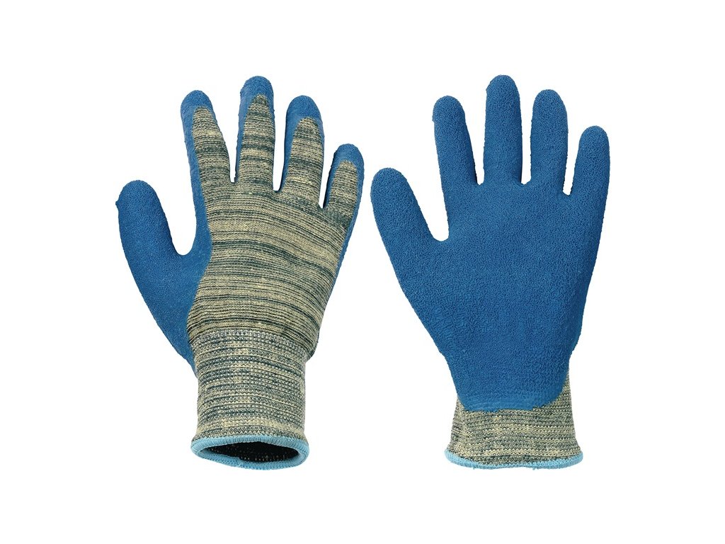 Rukavice na ochranu proti porezaniu Sharpflex Latex EN 388, EN 407 kategória PPE II 10 párov HONEYWELL (Farba Veľkosť 10 šedá/modrá, Veľkosť EN 388, EN 407 kategória OOP II  10 párov)