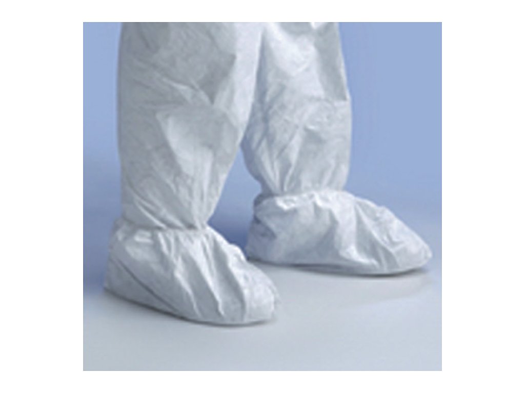 Overshoe Tyvek® dĺžka cca 40 cm biely PPE kategória I DUPONT (Farba Dĺžka cca 40 cm, Veľkosť biela Kategória OOP I)
