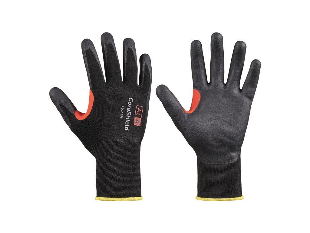Rukavice na ochranu proti porezaniu CoreShield 15G A1/A EN 388 PPE kategória II 10 párov HONEYWELL (Farba Veľkosť 10 čierna, Veľkosť EN 388 kategória OOP II  10 párov)