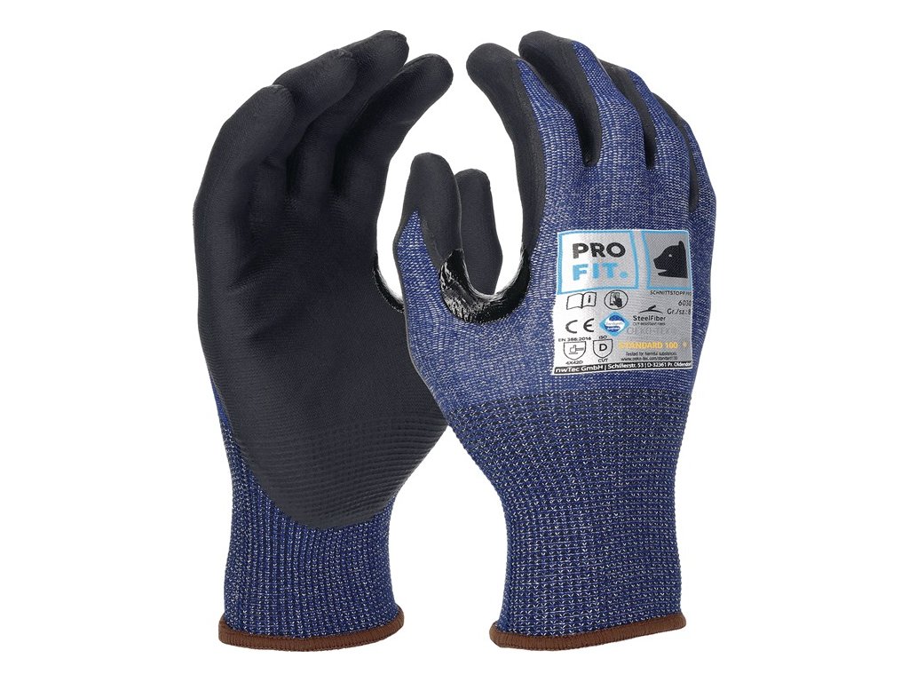 Rukavice na ochranu proti porezaniu Schnittstop Pro EN 388 PPE kategória II PRO FIT (Farba Veľkosť 11 modrá/čierna, Veľkosť EN 388 kategória OOP II)