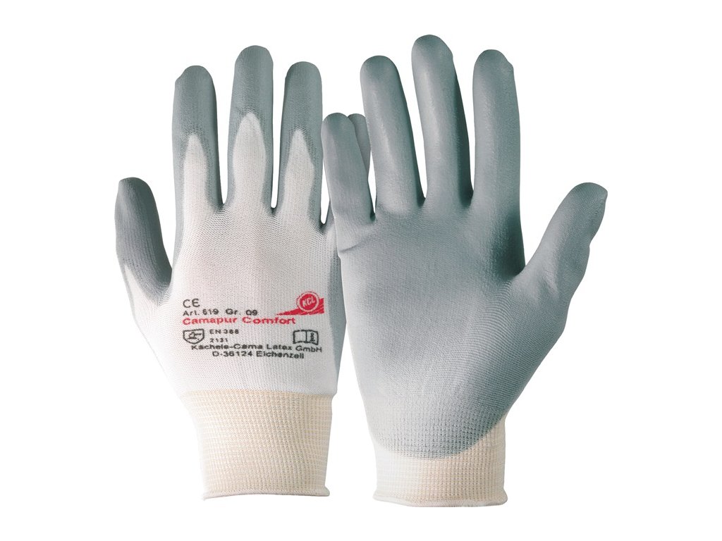 Rukavice Camapur Comfort 619+ EN 388 PPE kategória II HONEYWELL (Farba Veľkosť 11 biela/sivá, Veľkosť EN 388 kategória OOP II)