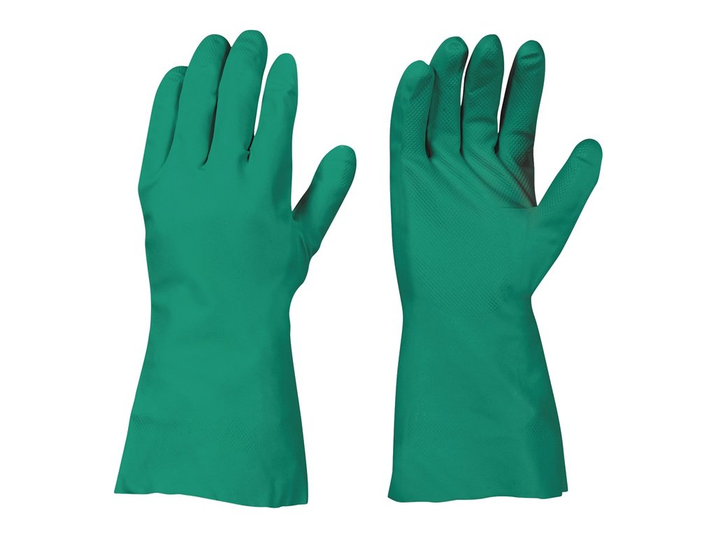 Chemické ochranné rukavice CLASSIC VANCOUVER EN420/EN388/EN374 kategória PPE III SURF (Farba Veľkosť 10 zelená, Veľkosť EN420/EN388/EN374 Kategória OOP III)