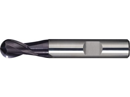 Fréza s plným polomerom TECWERK nominálny Ø 4 mm dĺžka doštičky 12 mm (Farba Menovitý Ø 4 mm Dĺžka vložky 12 mm, Veľkosť Plný karbid TiAlN DIN 6535 HB)